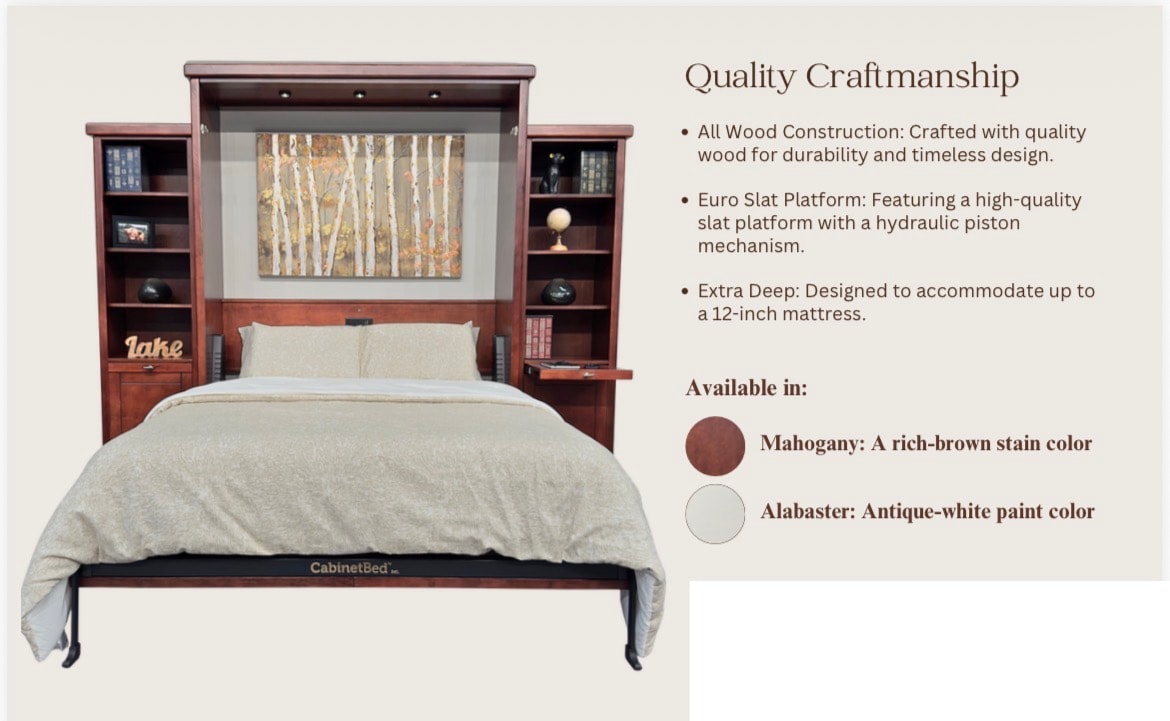 Murphy wall bed additional view